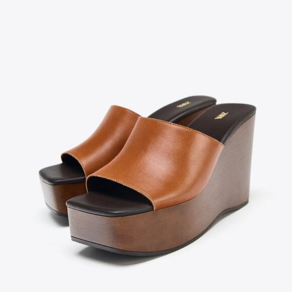 NTW Zara - Leather Wedge - Picture 4 of 5